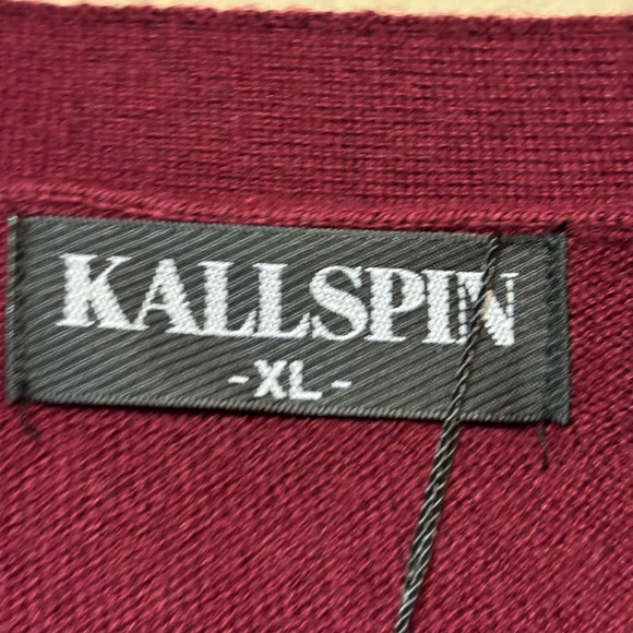 KALLSPIN NWT Cashmere Wool Blend Sweater Vest, Unisex - Picture 5 of 6